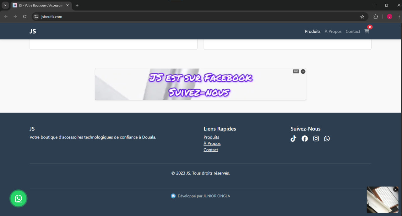 Une image d'un site
