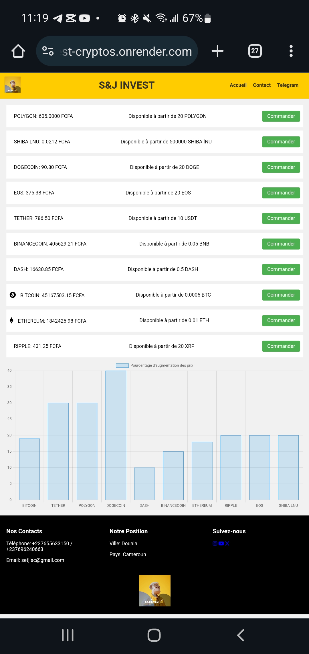S&J CRYPTOMONNAIES