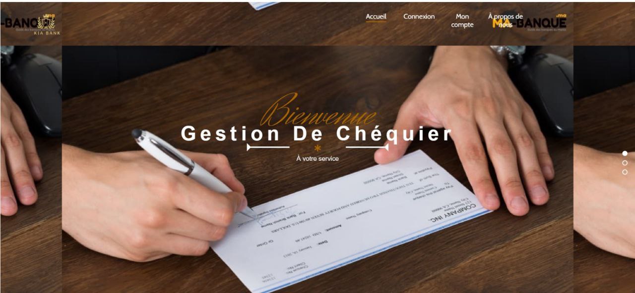 Gestion de Chéquier.